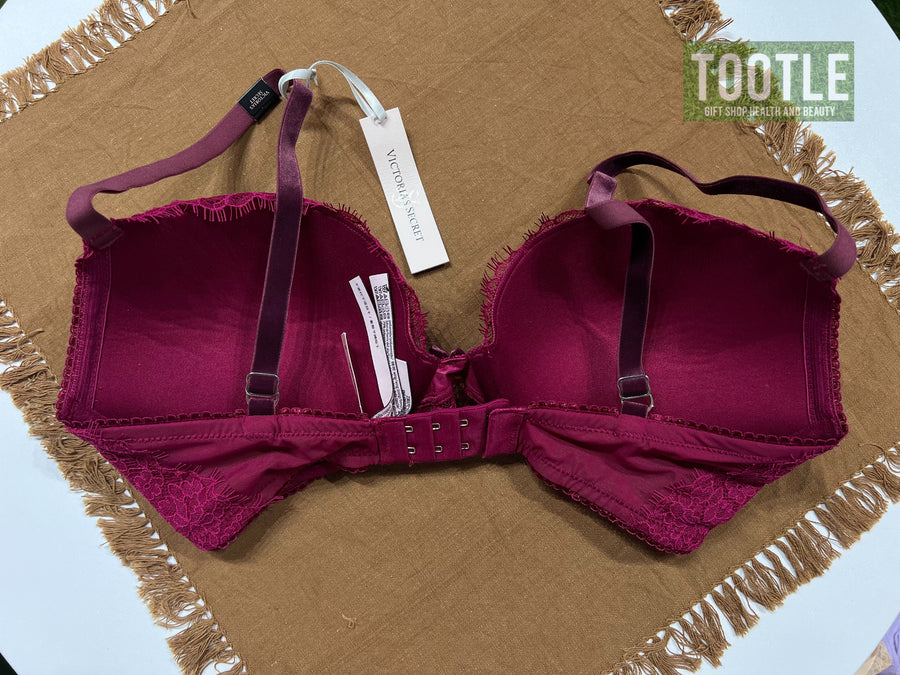 Victoria's Secret  Lace Bra  Maroon 32DD