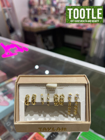 TAYLAH EARRINGS 4 PAIRS