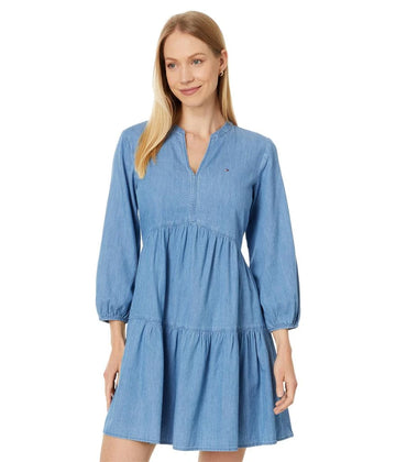 Tommy Hilfiger  Santa Fe Dress Denim Size Medium