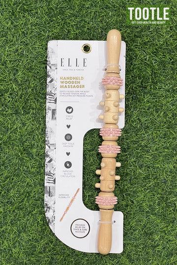 Elle Handheld Wooden Massager