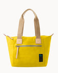 Dooney and Bourke Nylon Frint Zip Tote Lemon