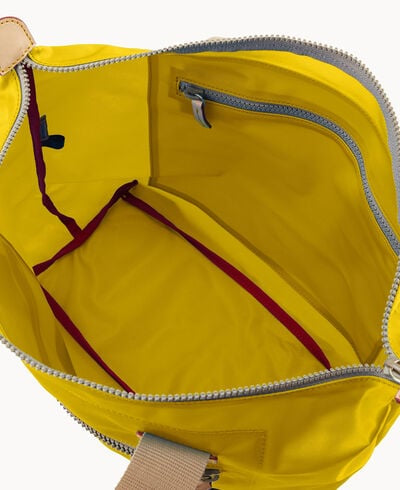Dooney and Bourke Nylon Frint Zip Tote Lemon