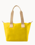 Dooney and Bourke Nylon Frint Zip Tote Lemon