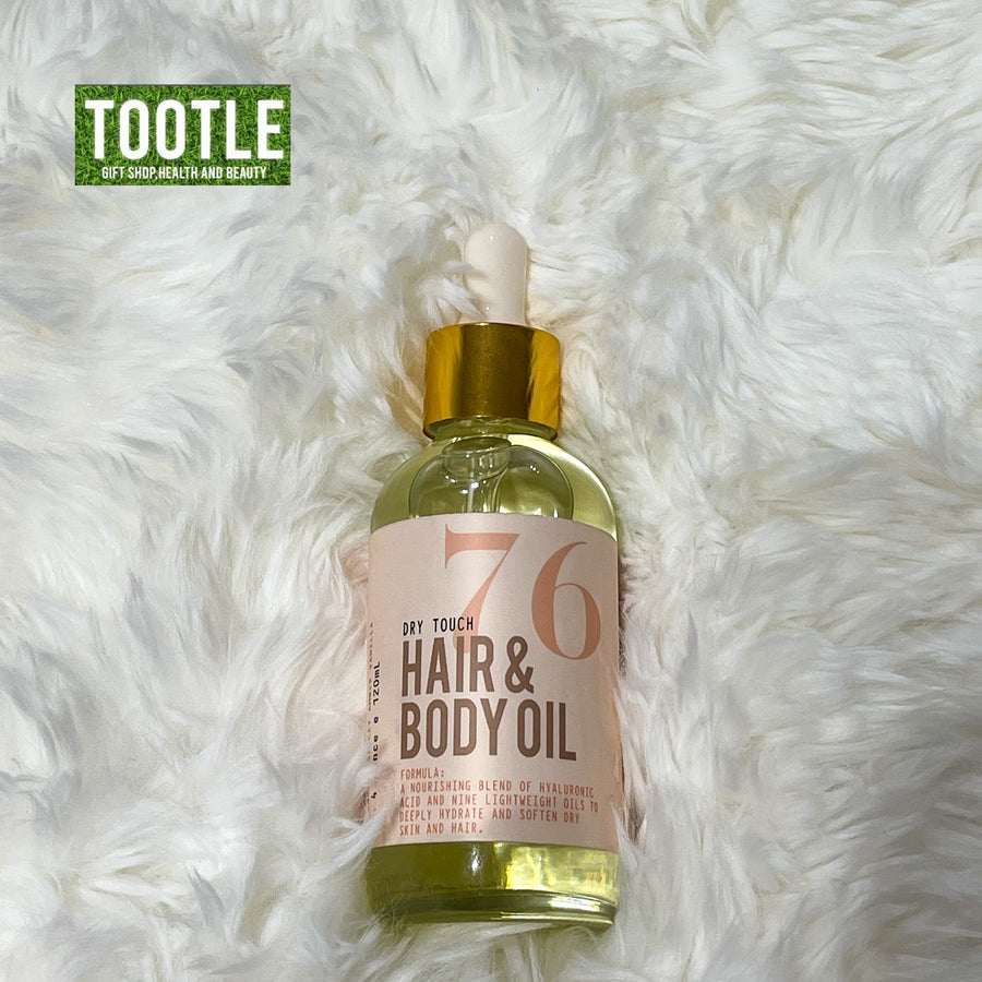 44  & 76 HAIR &BODY OIL 120 ML.