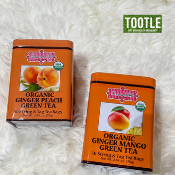 BREW LA LA TEA ORGANIC GINGER MANGO GREEN TEA