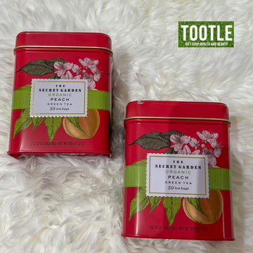 THE SECRET GARDEN TEA ORGANIC PEACH GREEN TEA