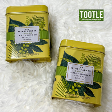 THE SECRET GARDEN ORGANIC LEMON GINGER GREEN TEA
