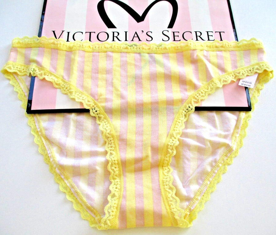Victoria's Secret Panty Yellow Stripe