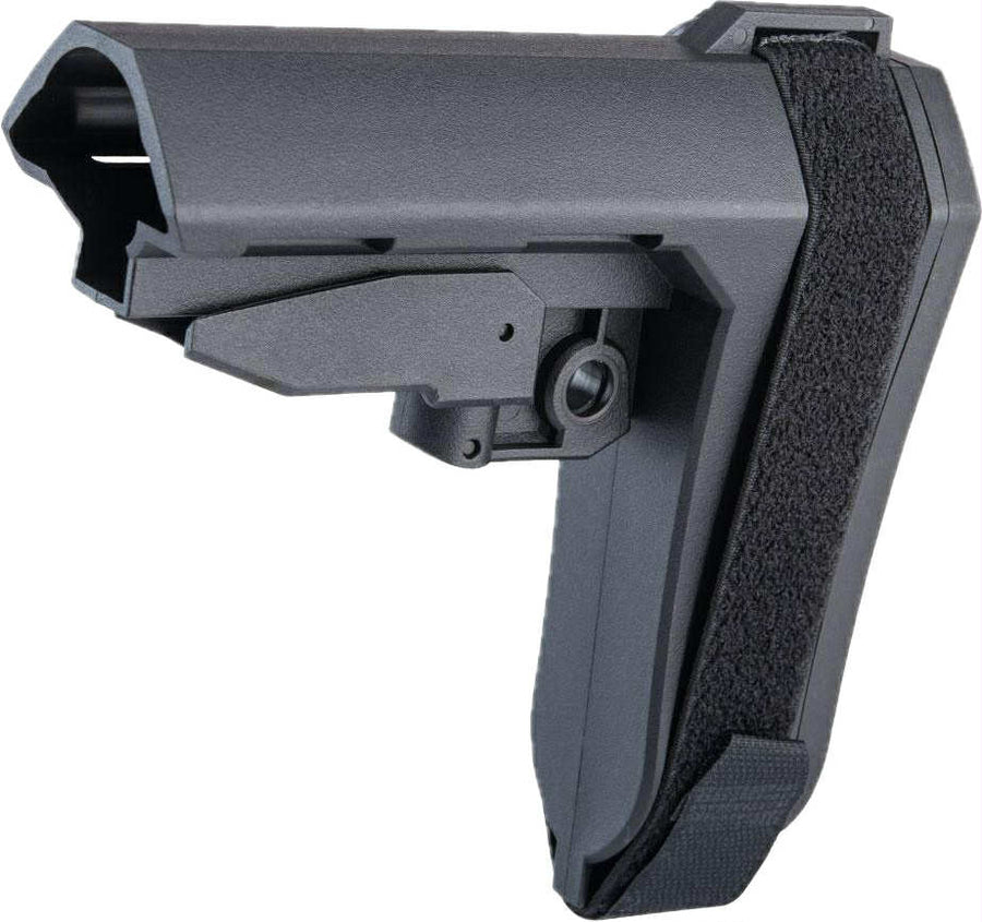 EMG Beta Brace Style Restractable Stock for M4 Series Airsoft Riffles Color : Dark Earth and Black