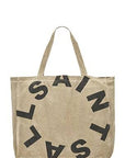All Saints Large Tierra Tote Bag Taupe
