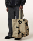 All Saints Large Tierra Tote Bag Taupe