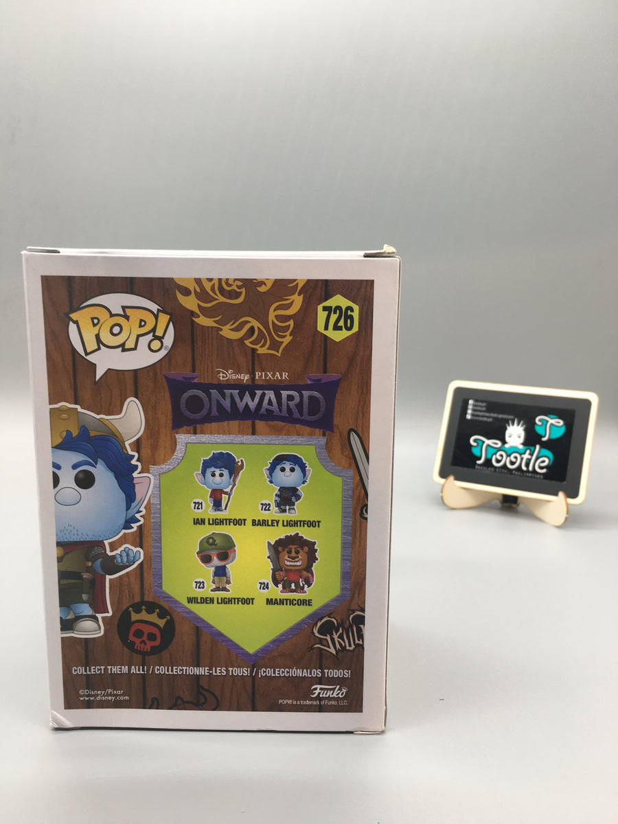 Warrior Barley 726  Onward Disney Amazon Exclv Funko! Vinyl Figure Tootle ph