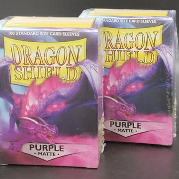 Flesh and Blood - DRAGON SHIELD - MATTE Standard Card Sleeves - 100 Sleeves - TCG