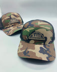 5.11 PBG Woodland 7 Panel Hat 938 Woodland Camo Tootle ph