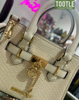 Michael Kors XS SATCHEL CROSSBODY IN WHITE