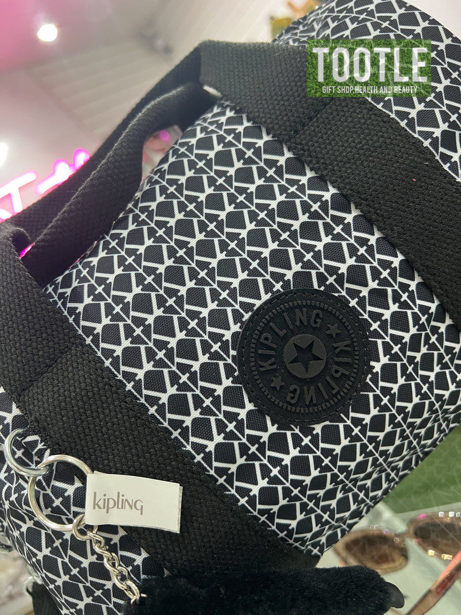 Kipling Signature Print ( Small ) Black