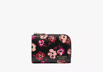 Devin Fall Poppies Small Compact Wallet