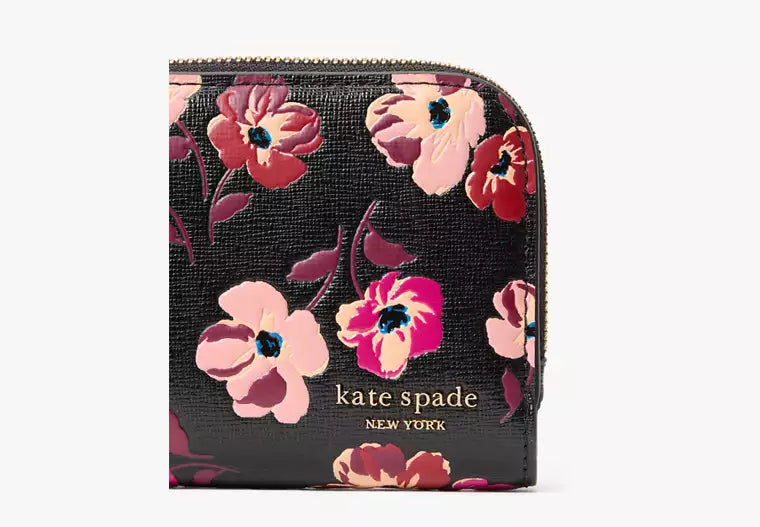 Devin Fall Poppies Small Compact Wallet