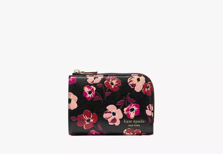 Devin Fall Poppies Small Compact Wallet