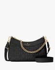 Kate Spade Flower Quilted Fabric Convertible Crossbody