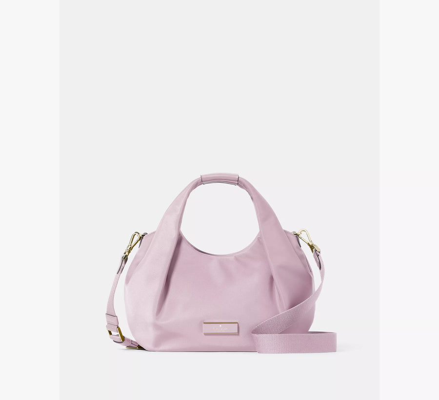 Carter Nylon Small Pleated Crossbody