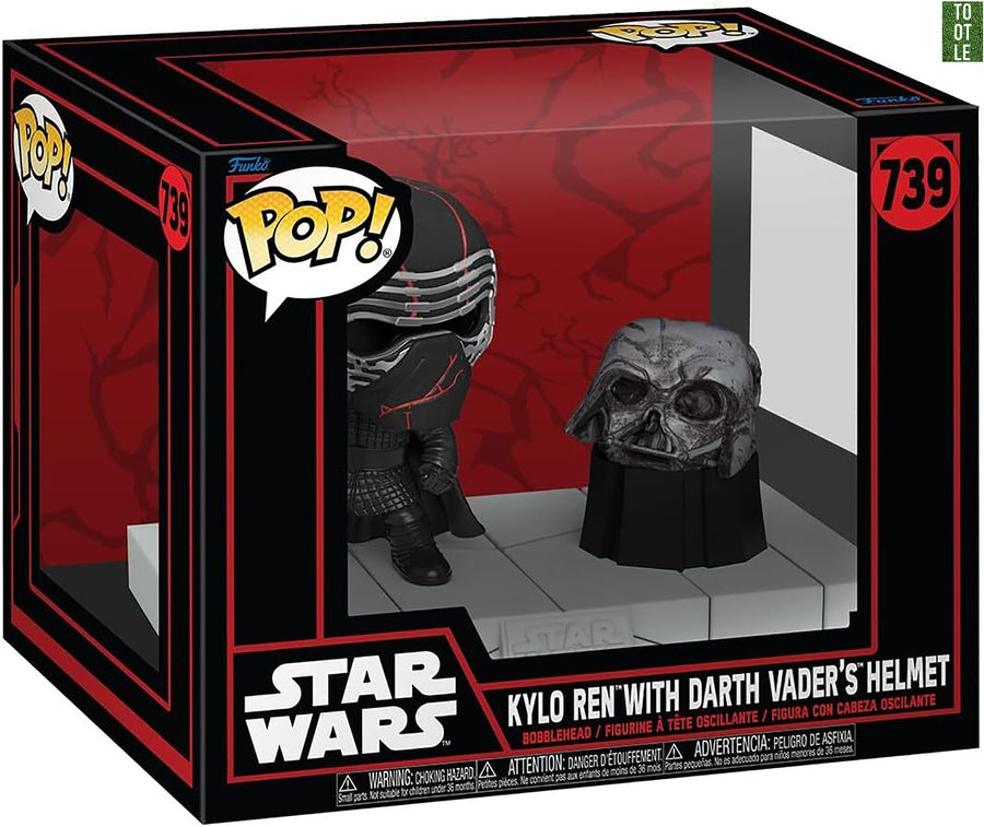 KYLO REN with DARTH VADER'S HELMET 739 STAR WARS  Funko Pop Tootle Ph