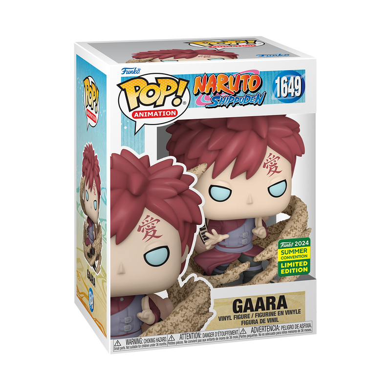 GAARA 1649 Funko 2024 Summer Convention Naruto Shippuden Funko Pop Animation Tootle Ph