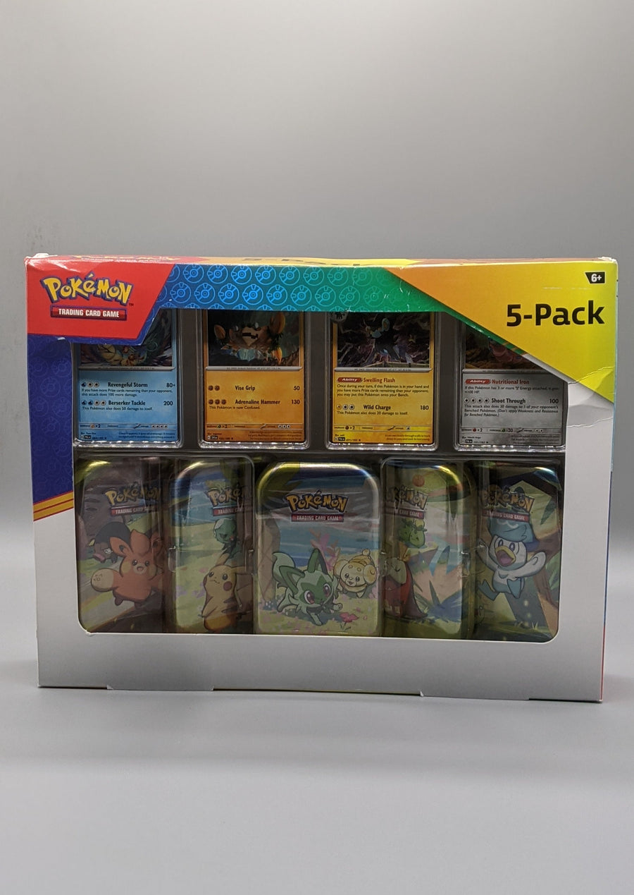 POKEMON TCG: 5 Pack Paldea Friends Mini Tin