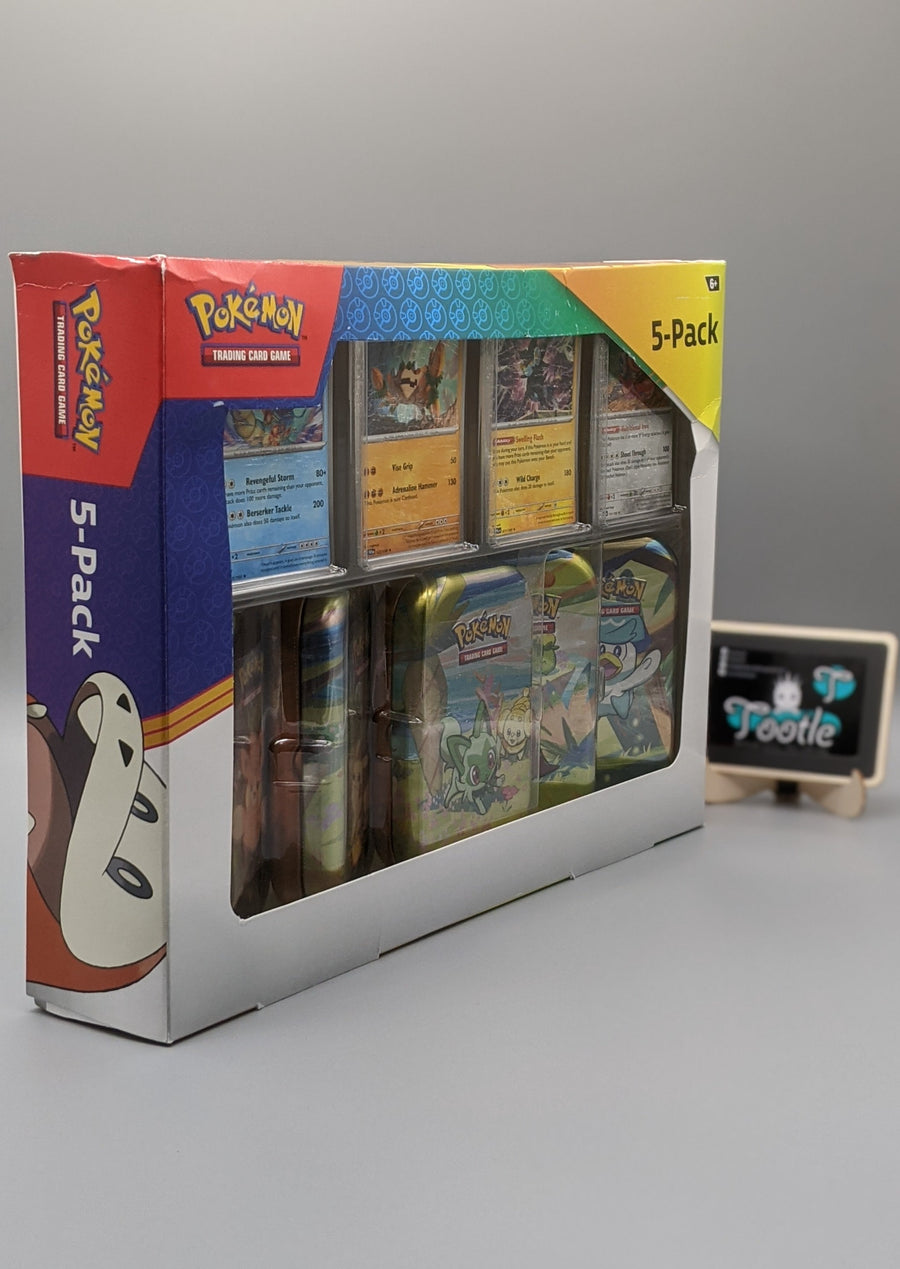 POKEMON TCG: 5 Pack Paldea Friends Mini Tin