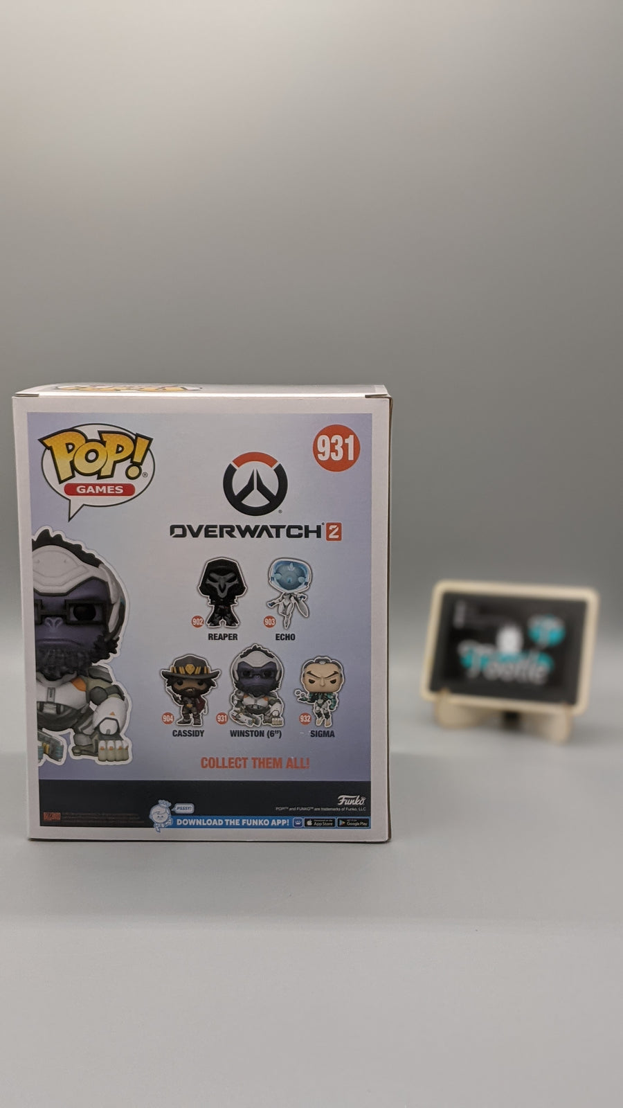 WINSTON 931 Overwatch 2 Funko Pop Games SUPER Pop 6 Inch Tootle ph