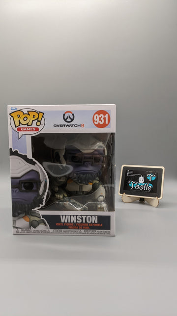 WINSTON 931 Overwatch 2 Funko Pop Games SUPER Pop 6 Inch Tootle ph