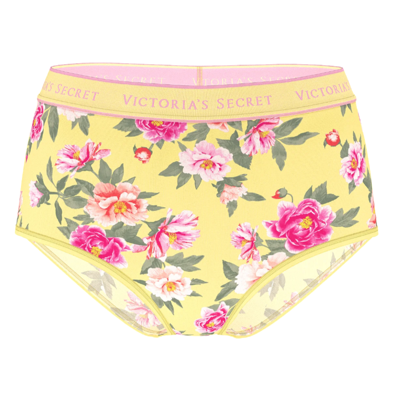Victoria's Secret Panty Yellow Floral
