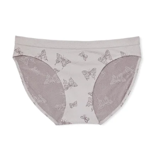 Victoria's Secret Panty Gray Butterfly