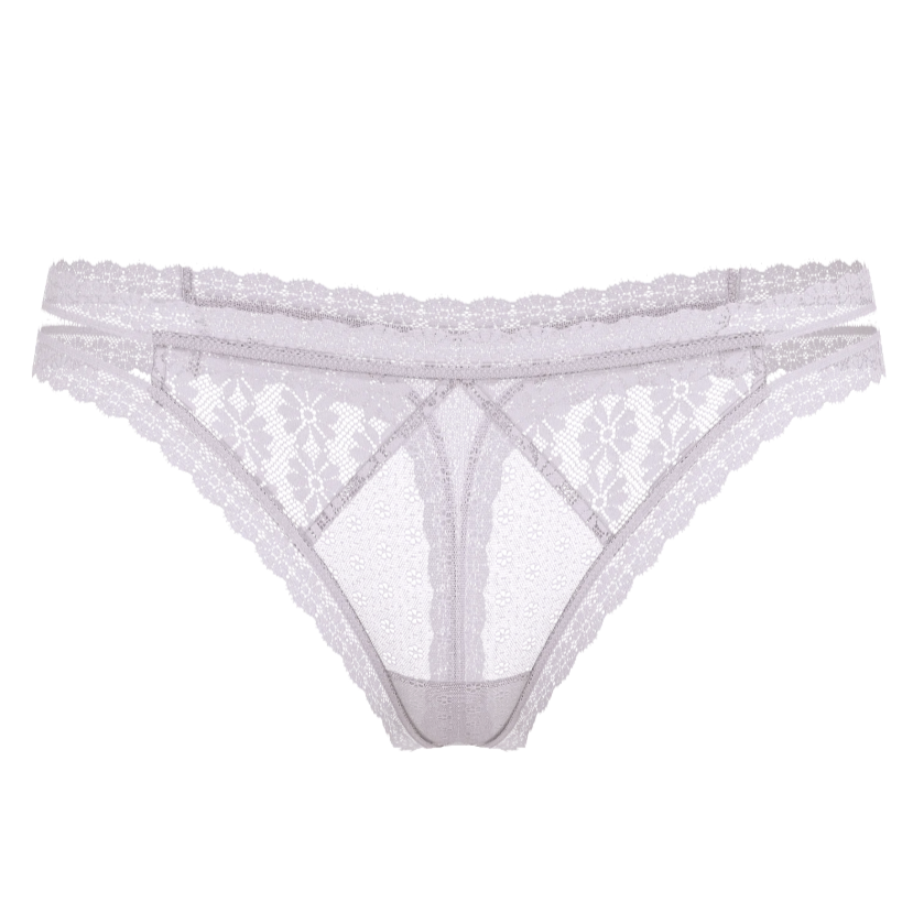 Victoria's Secret Daisy Lace Thong Panty Lilac