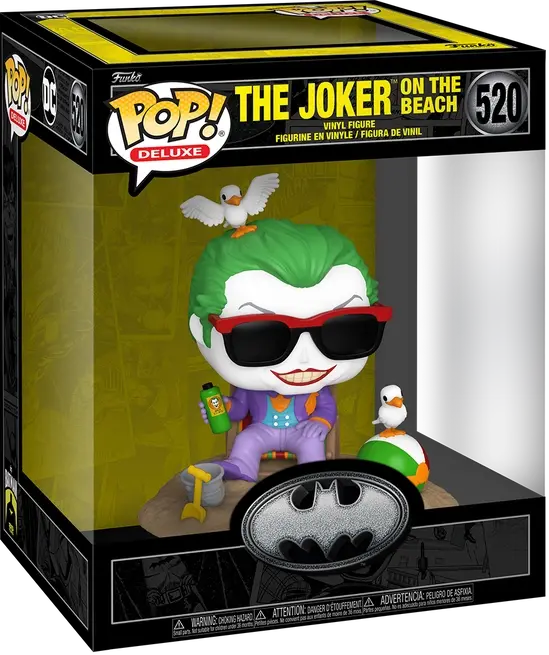THE JOKER On The BEACH 520 DC Batman 85th Anniversary Funko Pop Deluxe Tootle ph