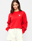 Old Navy Dynamic Fleece Oversized Crop Sweatshirt