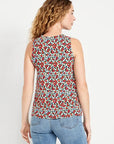Old Navy Luxe Sleeveless Top Flowers