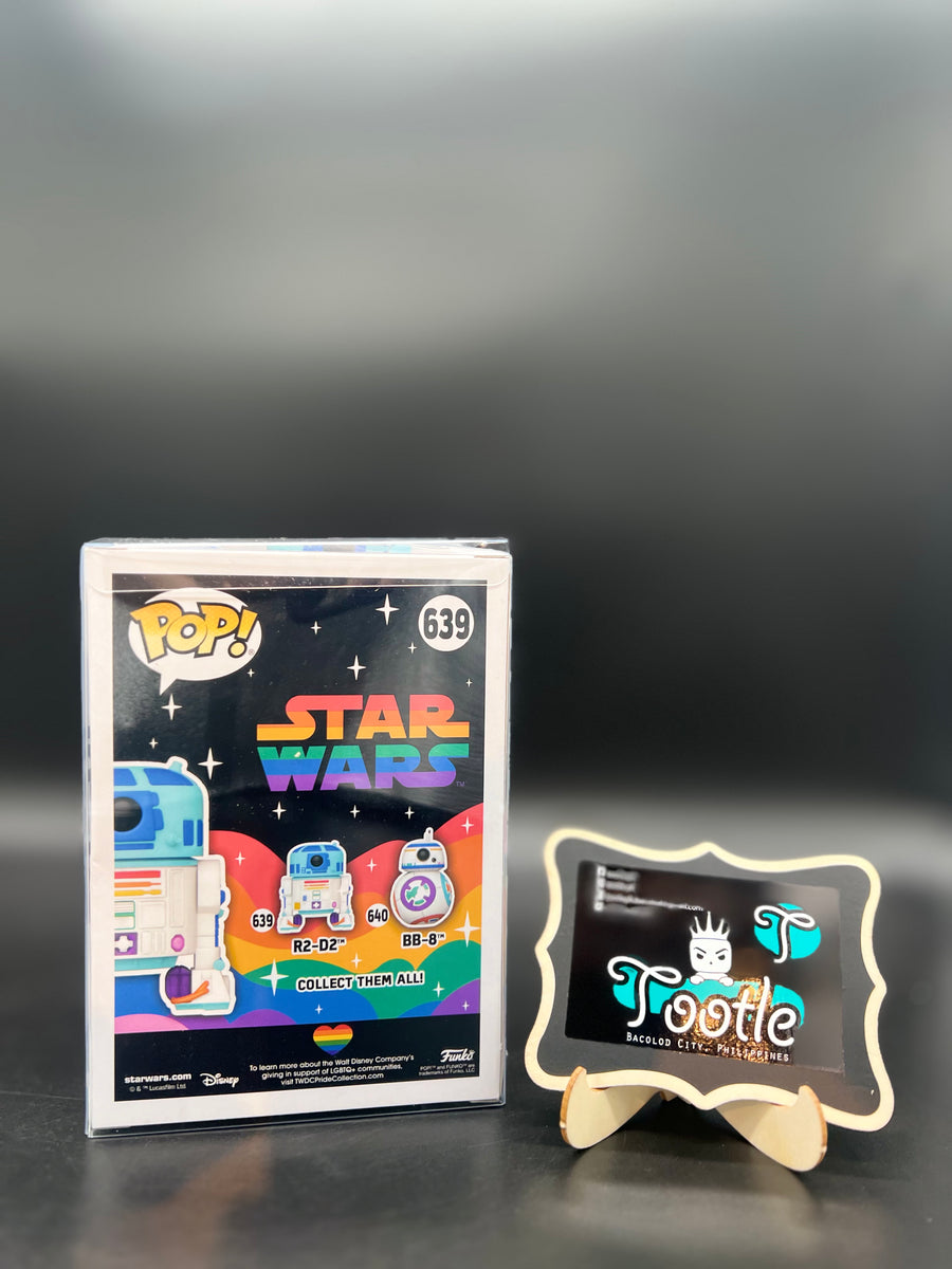 R2-D2 RAINBOW 639 Star Wars The PRIDE Pop Collection Fubko Pop Tootle ph