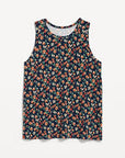 Old Navy Luxe Sleeveless Top Flowers
