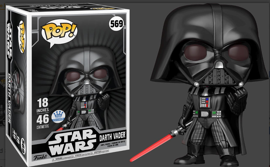 DARTH VADER  MEGA 569  Funko Exclusive Star Wars 18 Inches Funko Pop Tootle ph