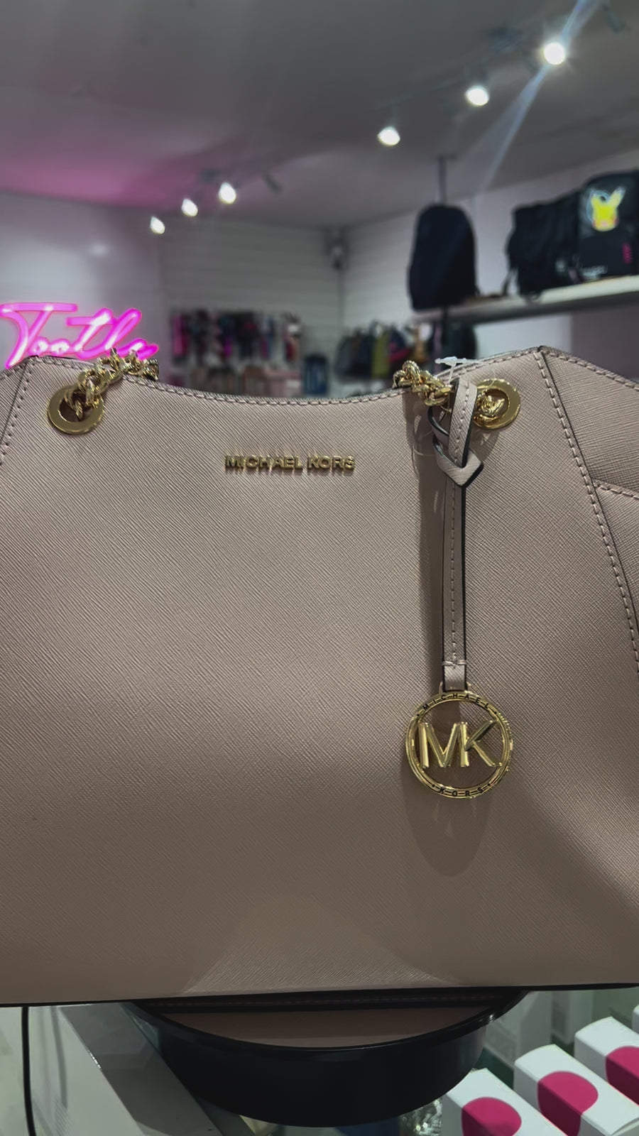 MICHAEL KORS SHOULDER BAG COLOR SOFT PINK