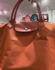 LONGCHAMP TOP HANDLE BAG ORANGE