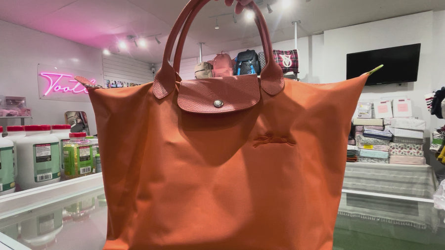 LONGCHAMP TOP HANDLE BAG ORANGE