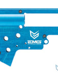 EMG x Retro Arms CZ Billet CNC 8mm Ver.2 Gearbox Shell for M4 / M16 Series Airsoft AEG Rifles (Color: EMG Blue) HPA