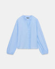 Zara Poplin Blouse with Ruffus Tootle ph