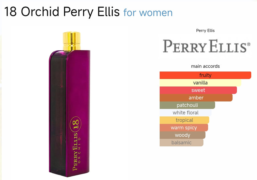 Perry Ellis Orchid 18 Eau De Parfum 50ml