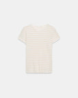 (S) Zara Short Sleeve Linen Blend Striped Small Tootle ph