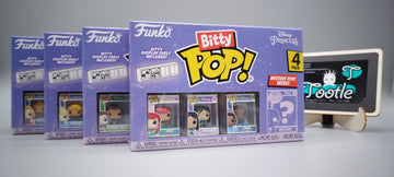 BITTY POP Disney Princess 4-Pack Series 1 to 4 with Mystery Bitty Funko Pop Tootle ph