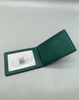 Coach Compact Billfold Signature Sea Green