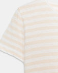 (S) Zara Short Sleeve Linen Blend Striped Small Tootle ph